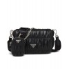 Prada Gaufre Nappa Leather Shoulder Bag 1BD289 Black