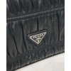 Prada Gaufre Nappa Leather Shoulder Bag 1BD289 Black