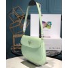 Prada Cleo brushed leather shoulder bag with flap 1BD311