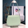 Prada Cleo brushed leather shoulder bag with flap 1BD311