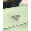 Prada Cleo brushed leather shoulder bag with flap 1BD311