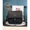 Prada Small Nylon Shoulder Bag 1BD994 Black