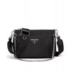 Prada Nylon shoulder bag 1BH168 Black