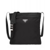 Prada Nylon Cross-Body Bag 2VH055 Black