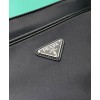 Prada Re-Nylon And Saffiano Leather Shoulder Bag Black