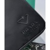 Prada Re-Nylon And Saffiano Leather Shoulder Bag Black