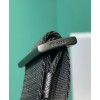 Prada Re-Nylon And Saffiano Leather Shoulder Bag Black