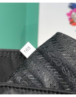 Prada Re-Nylon And Saffiano Leather Shoulder Bag Black