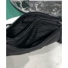 Prada Re-Nylon And Saffiano Leather Shoulder Bag Black