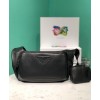 Prada Leather Shoulder Bag Black
