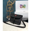 Prada nylon and saffiano leather smartphone case 2ZH108 Black