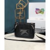 Prada nylon and saffiano leather smartphone case 2ZH108 Black