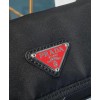 Prada nylon and saffiano leather smartphone case 2ZH108 Black