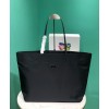 Prada Recycled Nylon Medium Tote Bag Black