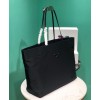 Prada Recycled Nylon Medium Tote Bag Black