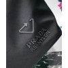 Prada Recycled Nylon Medium Tote Bag Black