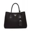 Prada Double nylon and Saffiano leather bag 1BG775 Black