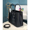 Prada Double nylon and Saffiano leather bag 1BG775 Black