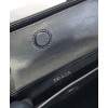 Prada Double nylon and Saffiano leather bag 1BG775 Black