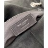 Saint Laurent Loulou Puffer Medium Bag In Quilted Suede And Lambskin