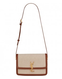 Saint Laurent Solferino Medium Satchel 634305 Coffee