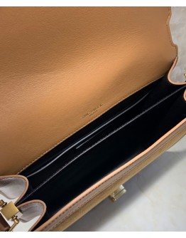 Saint Laurent Solferino Medium Soft Satchel In Suede And Smooth Leather 635025