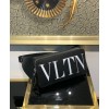 Valentino Garavani Leather Vltn Belt Bag Black