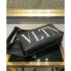 Valentino Garavani Leather Vltn Belt Bag Black