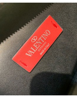 Valentino Garavani Leather Vltn Belt Bag Black