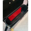 Valentino Garavani Supervee Patent Crossbody Bag Black