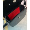 Valentino Garavani Small Supervee Patent Crossbody Bag Black
