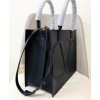 Valentino Garavani VLogo Walk Calfskin Tote Bag Black
