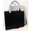 Valentino Garavani VLogo Walk Calfskin Tote Bag Black