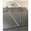Valentino Garavani VLogo Walk Calfskin Tote Bag Black