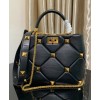 Valentino Garavani Roman Stud The Handle Bag Black