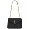 Saint Laurent Small Loulou Bag In Y Quilted Leather 494699 Black