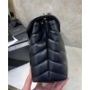 Saint Laurent Small Loulou Bag In Y Quilted Leather 494699 Black