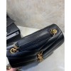 Saint Laurent Small Loulou Bag In Y Quilted Leather 494699 Black