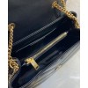 Saint Laurent Small Loulou Bag In Y Quilted Leather 494699 Black