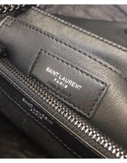 Saint Laurent Small Loulou Bag In Y Quilted Leather 494699 Black