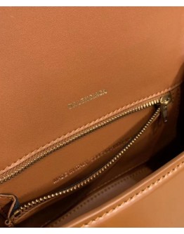 Balenciaga Women's Hourglass Small Top Handle Bag Coffee