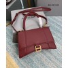 Balenciaga Women Hourglass Small Top Handle Bag Mauve