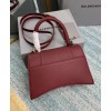 Balenciaga Women Hourglass Small Top Handle Bag Mauve