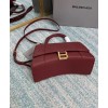 Balenciaga Women Hourglass Small Top Handle Bag Mauve