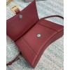 Balenciaga Women Hourglass Small Top Handle Bag Mauve