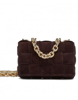 Bottega Veneta The Chain Cassette 631421 Dark Coffee