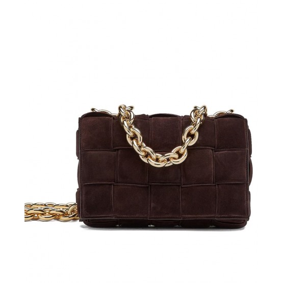 Bottega Veneta The Chain Cassette 631421 Dark Coffee