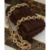 Bottega Veneta The Chain Cassette 631421 Dark Coffee