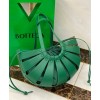 Bottega Veneta Borsa The Shell Green Large