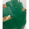 Bottega Veneta Borsa The Shell Green Large
